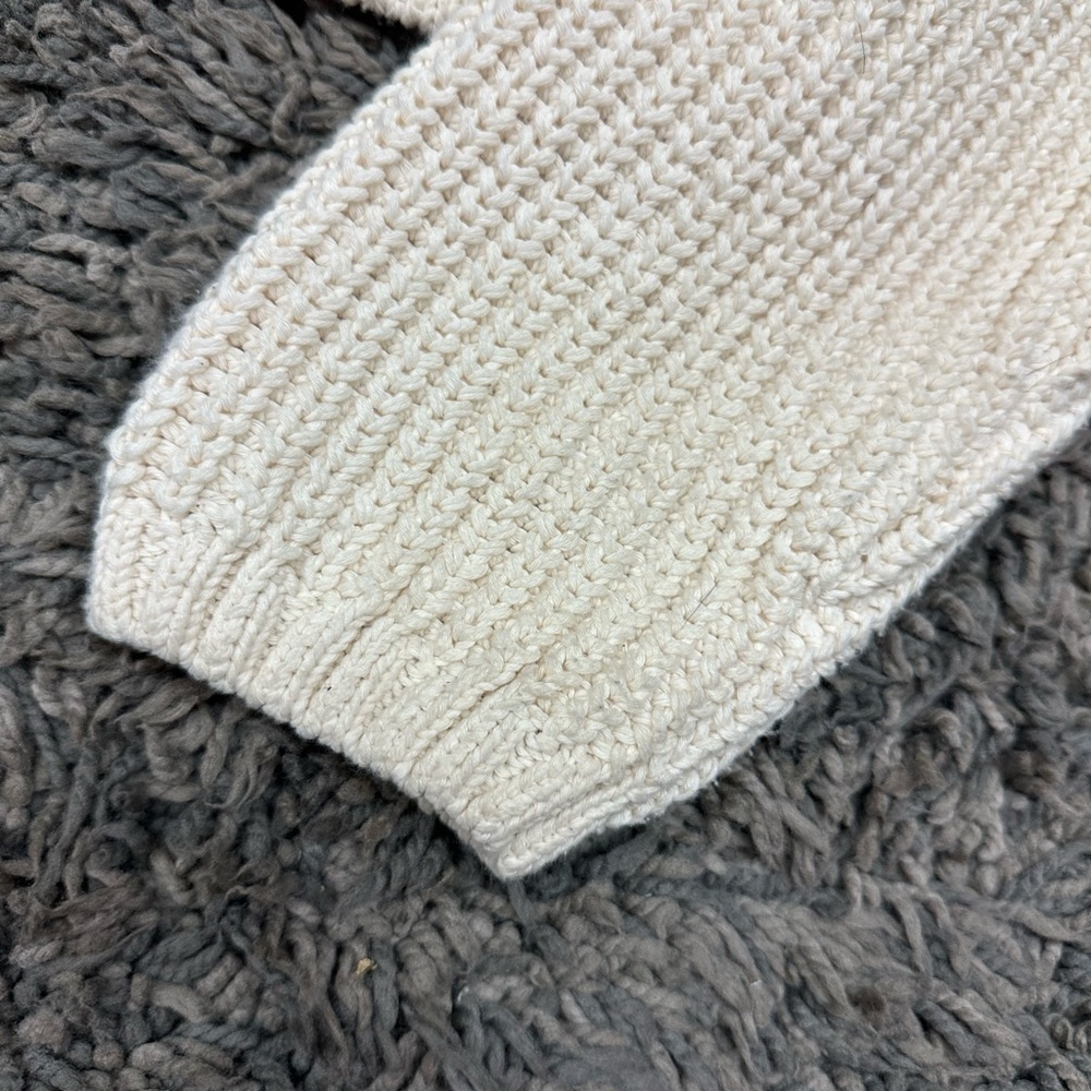 Zara Cropped Knit Sweater Asymmetric Neck, Size S <<<<224>>> - Picture 9 of 12